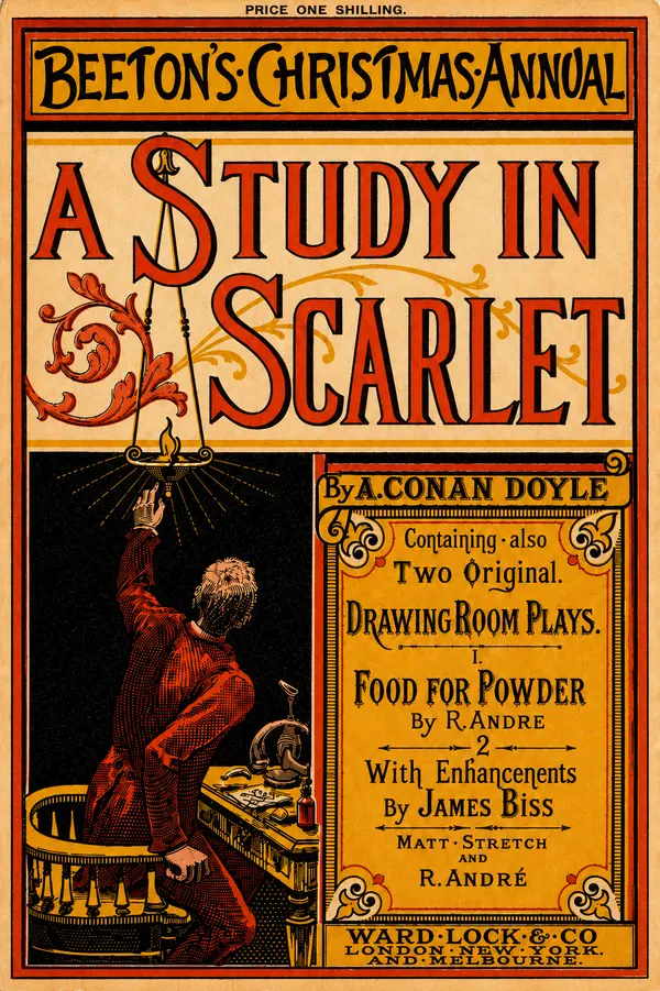 Finding A Study in Scarlet by James Biss — book cover